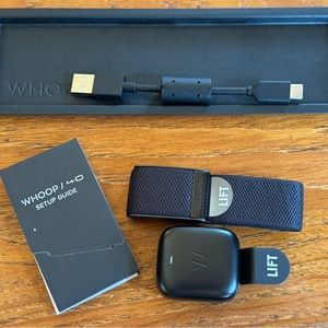 Whoop 4.0 Activity Tracker- Tracker, Onyx Band, Battery, Charger